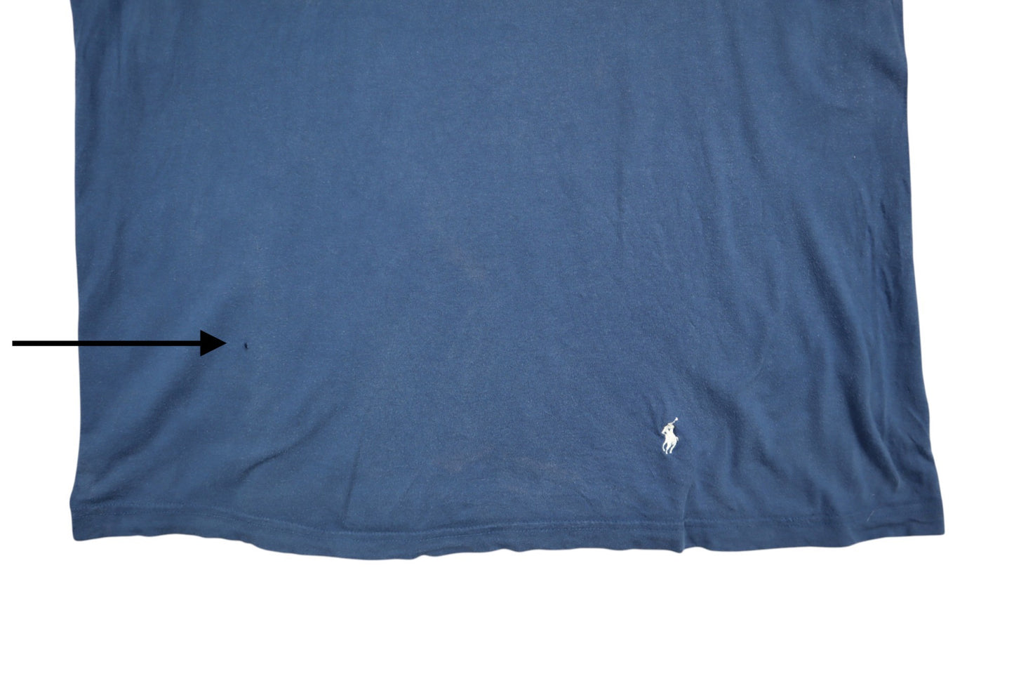 Modré bavlněné tričko