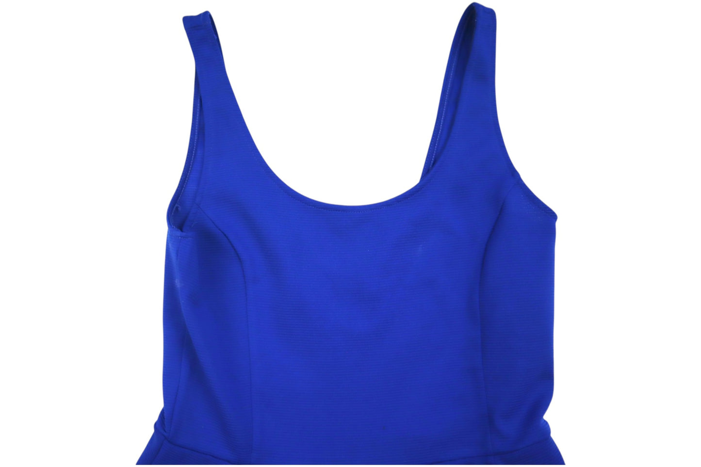 Modré šaty na ramínka