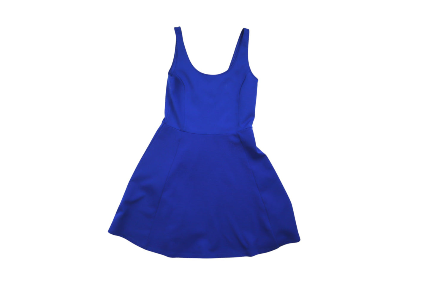 Modré šaty na ramínka