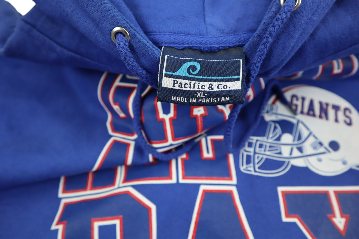 Modrá mikina s kapucí