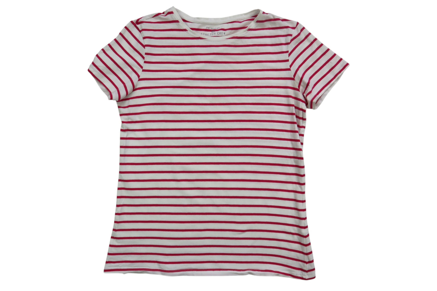 Růžové proužkované tričko