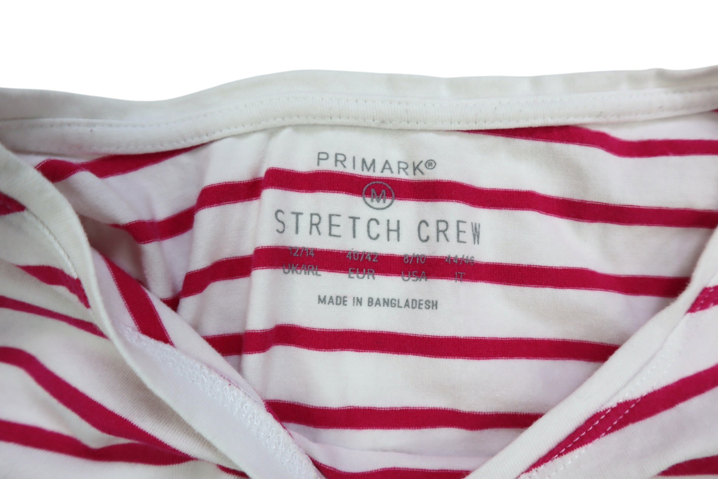 Růžové proužkované tričko