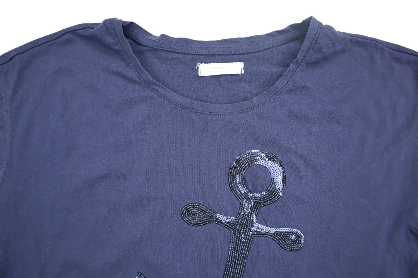 Modré tričko s kotvou