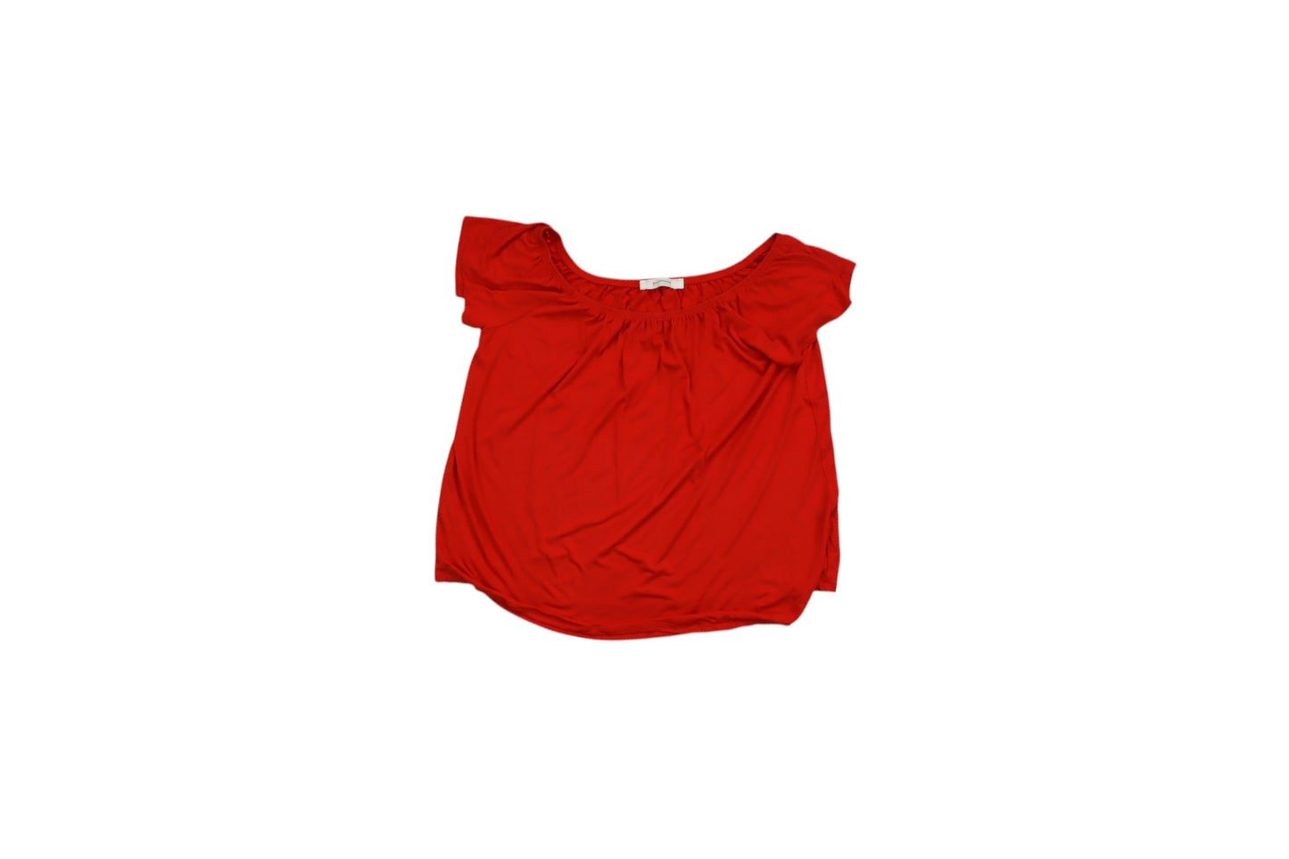 Červené tričko s volánky