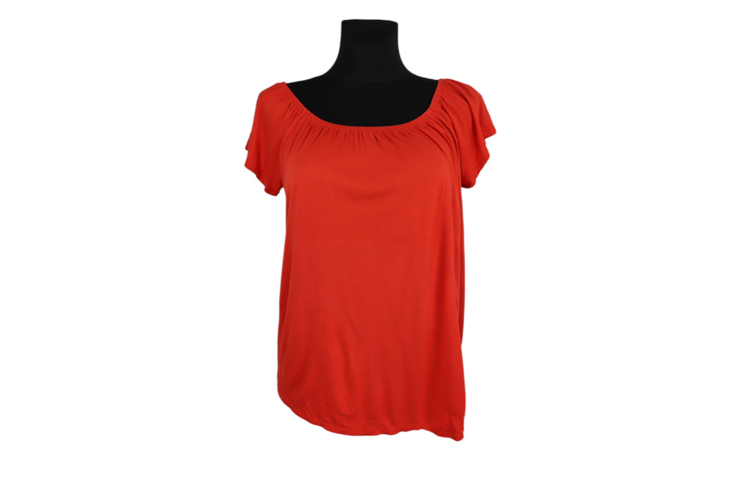 Červené tričko s volánky
