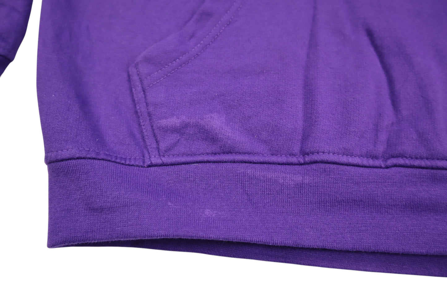 Fialová mikina s kapucí