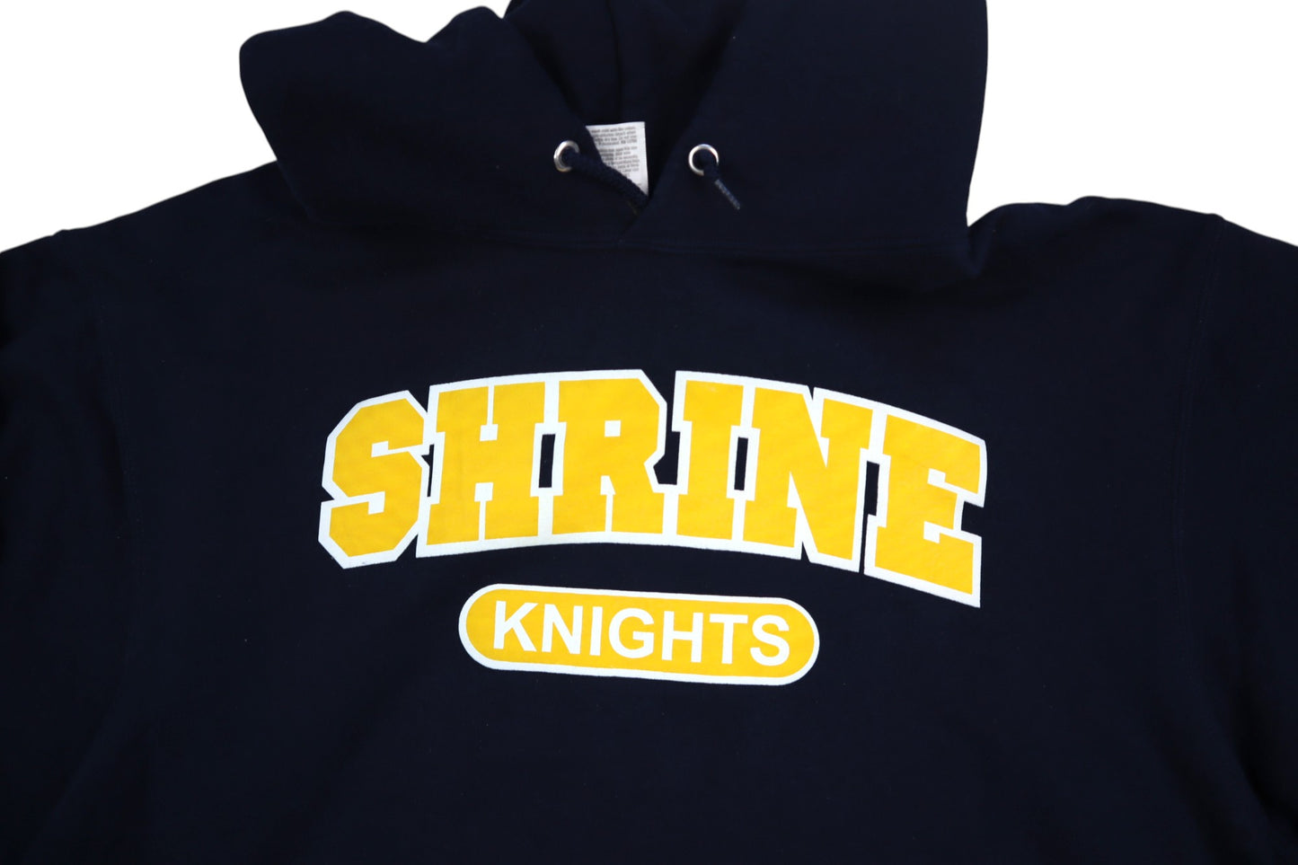 Modrá mikina s potiskem