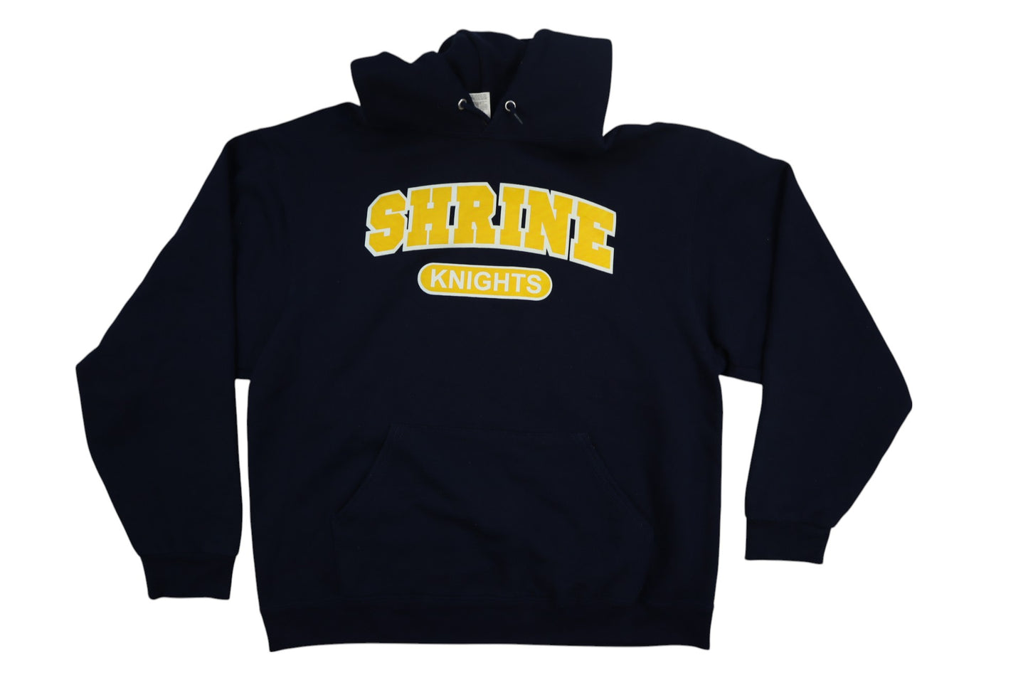 Modrá mikina s potiskem