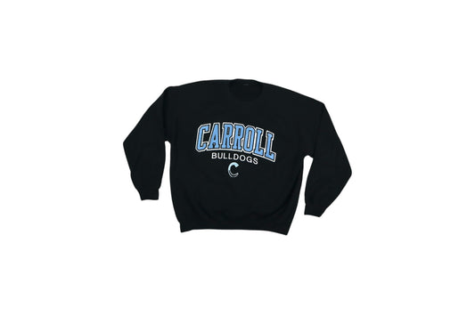 Černá mikina s nápisem