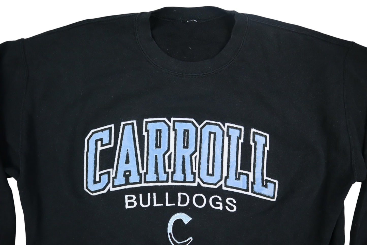 Černá mikina s nápisem