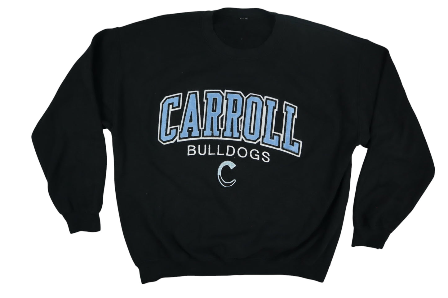 Černá mikina s nápisem