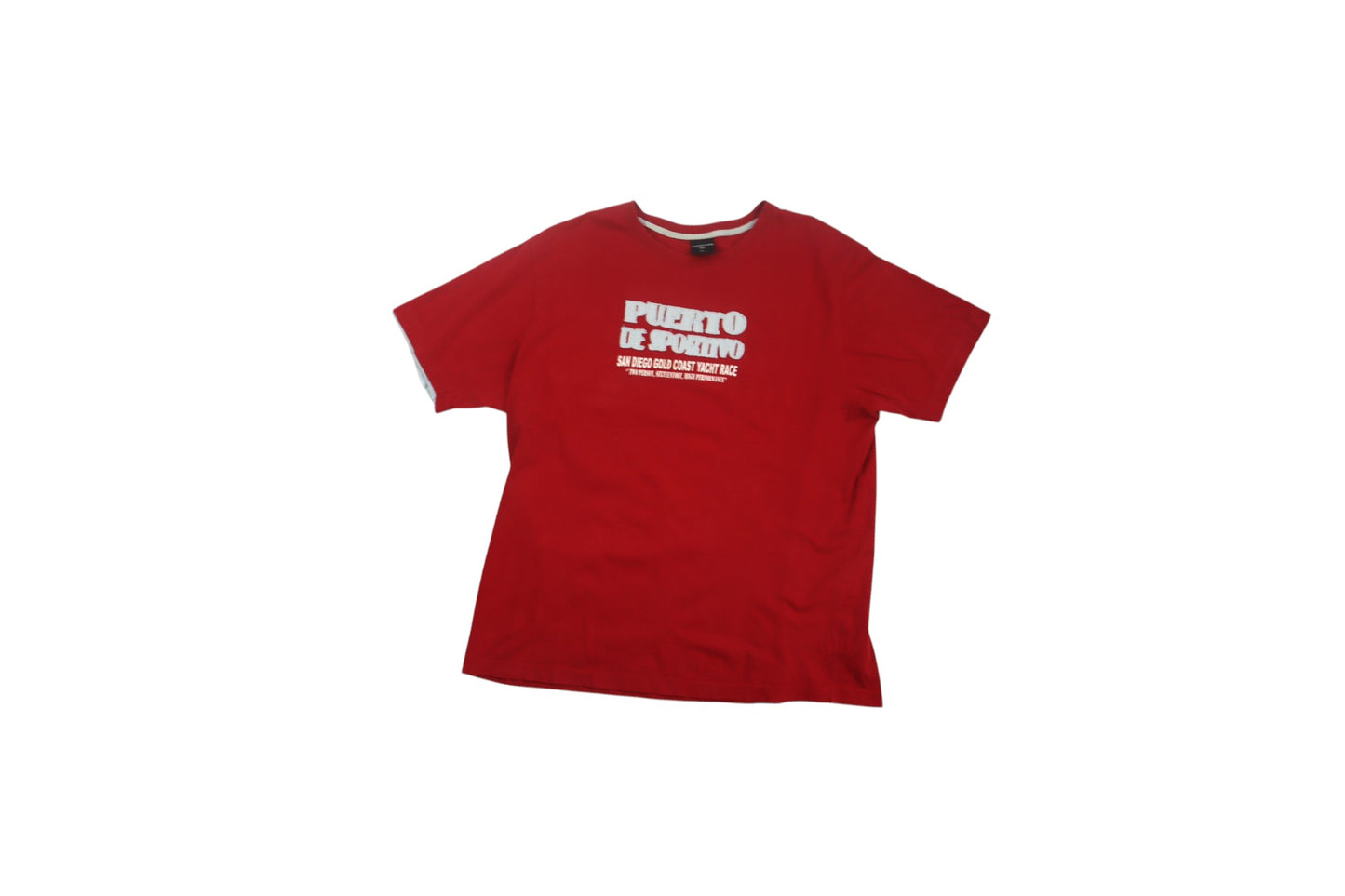 Červené bavlněné tričko