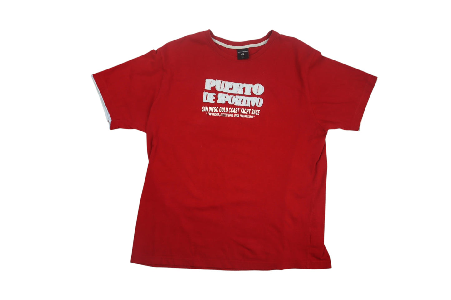 Červené bavlněné tričko