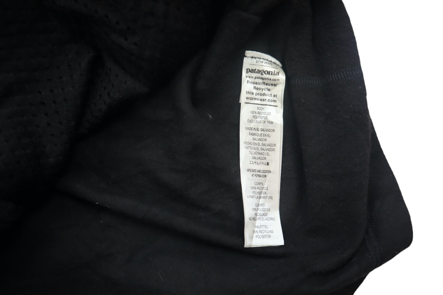 Černá mikina se zipem