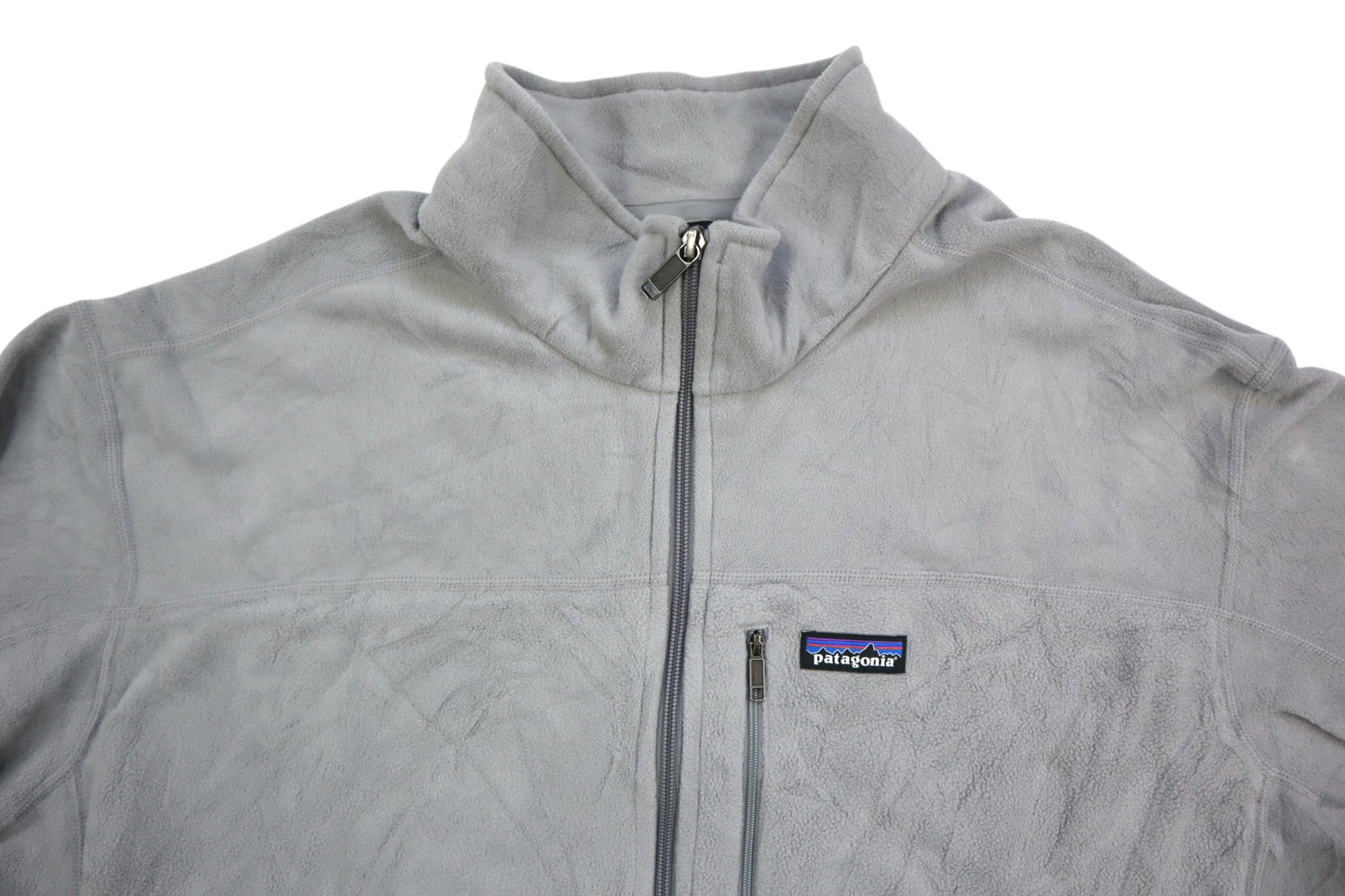 Světle šedá mikina na zip