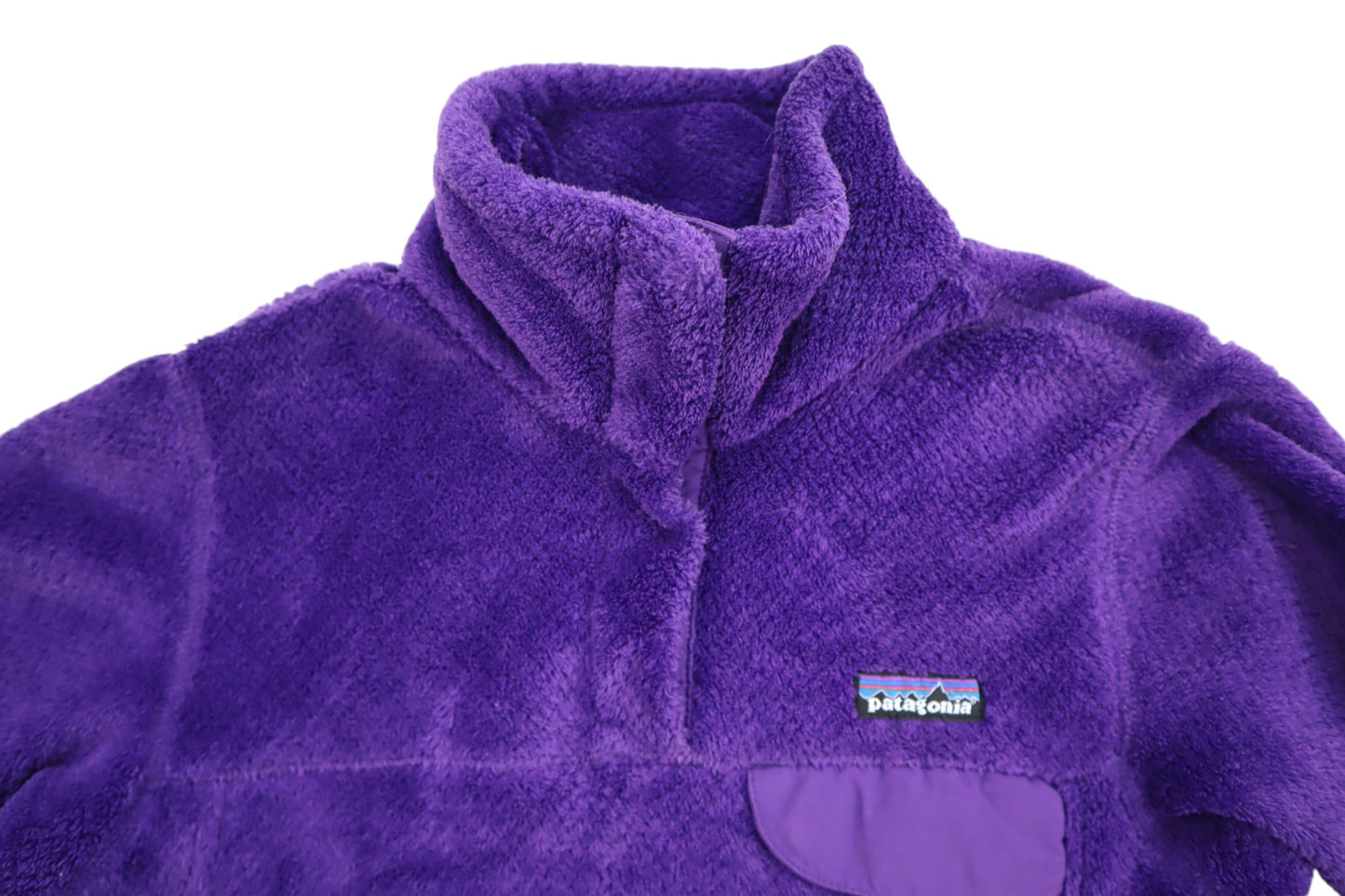 Fialová chlupatá mikina