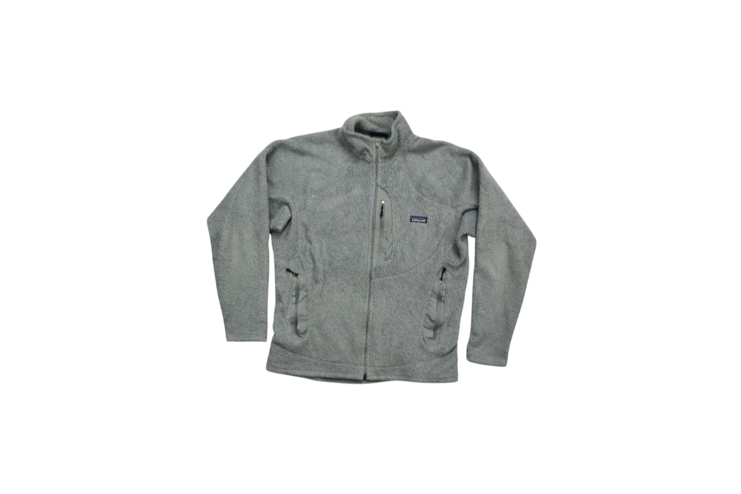 Šedá chlupatá mikina