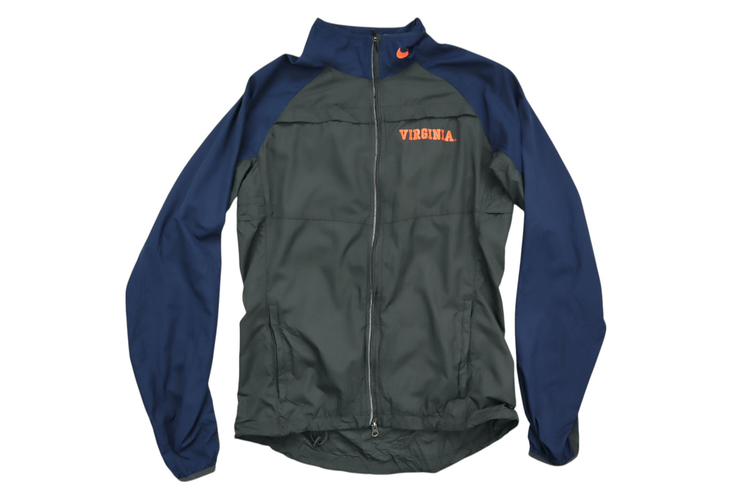 Šedo-modrá větrovka