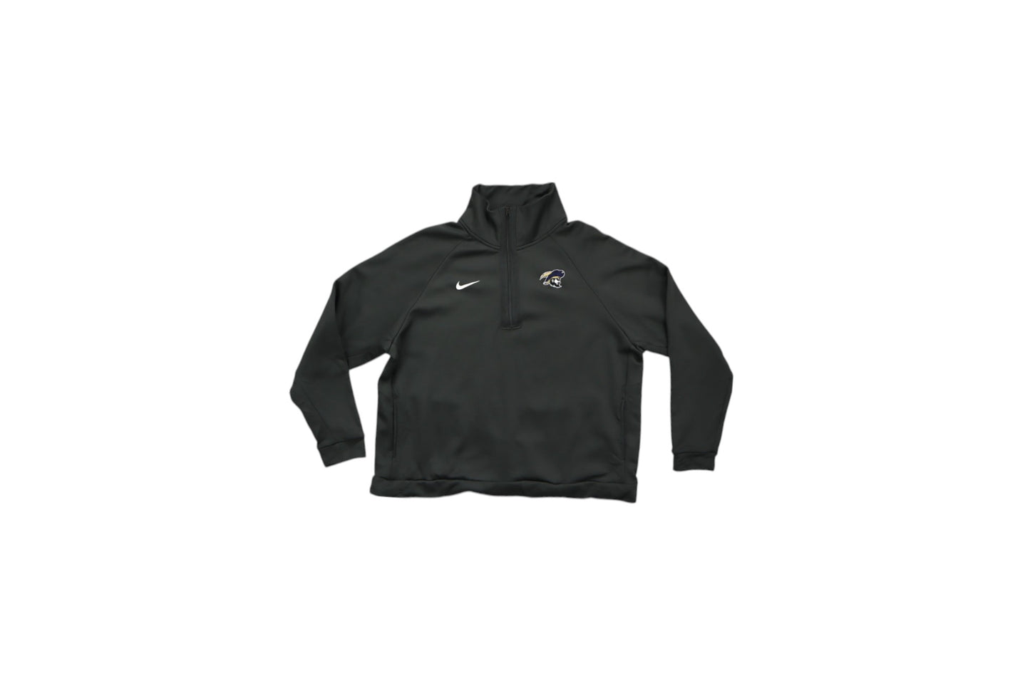 Černá mikina s výšivkou