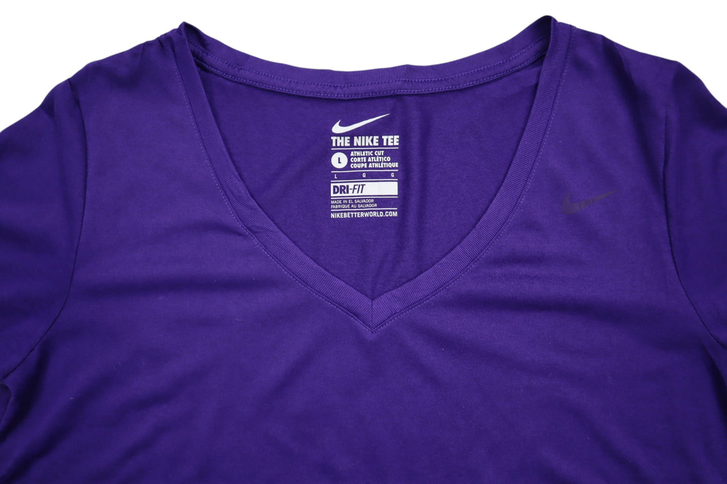 Fialové sportovní tričko