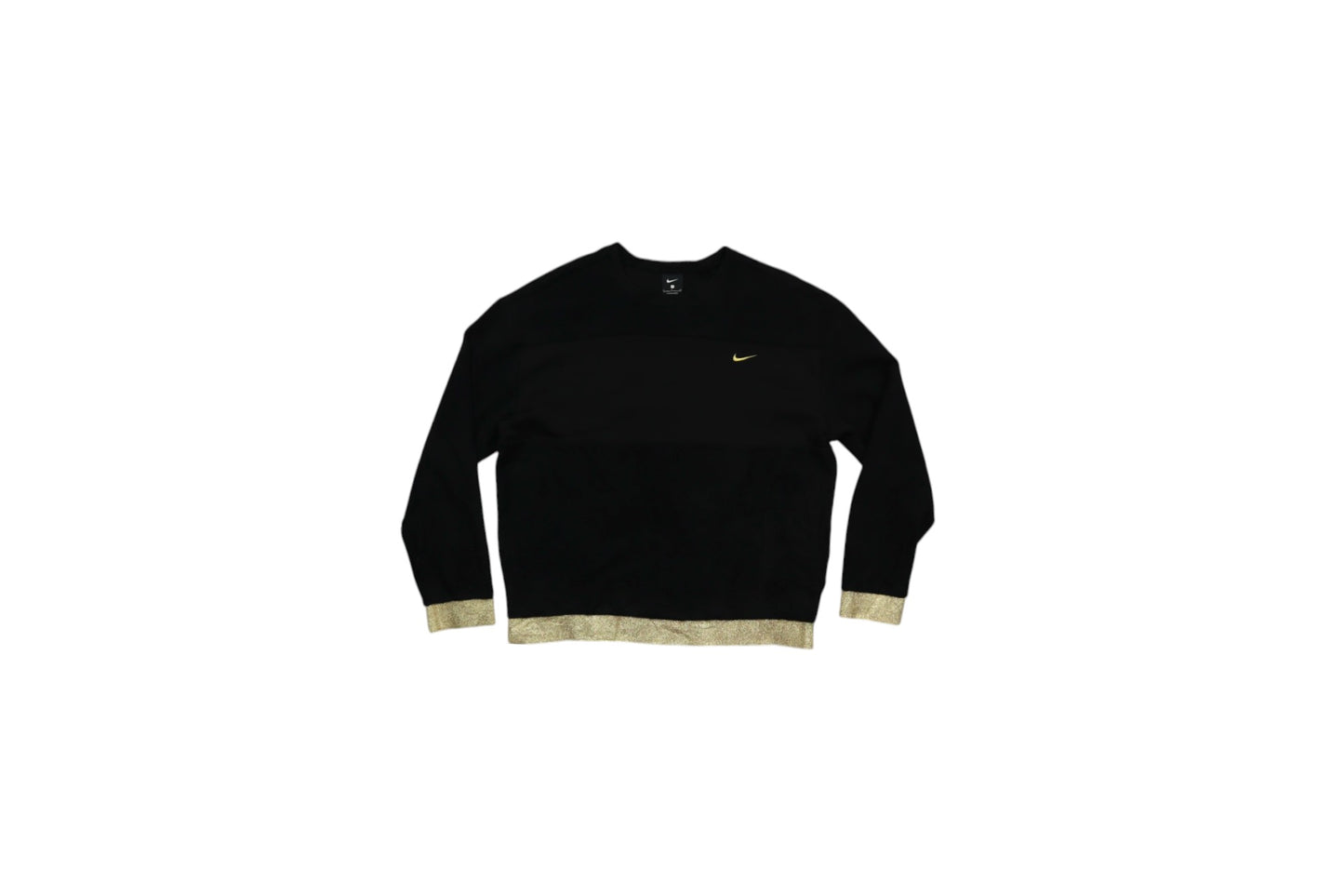 Mikina se zlatým lemem