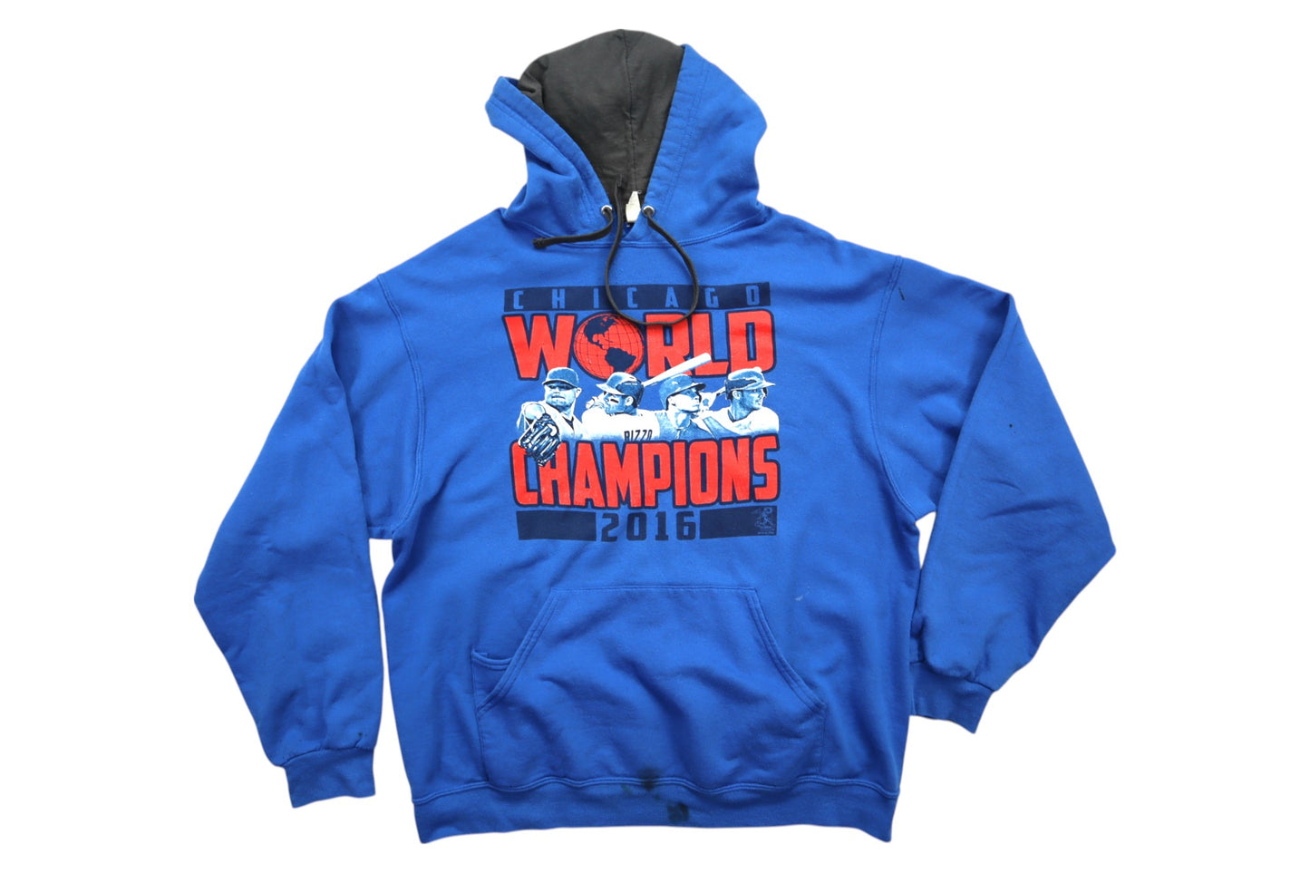 Modrá mikina s kapucí