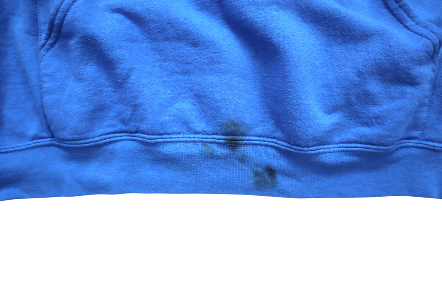 Modrá mikina s kapucí