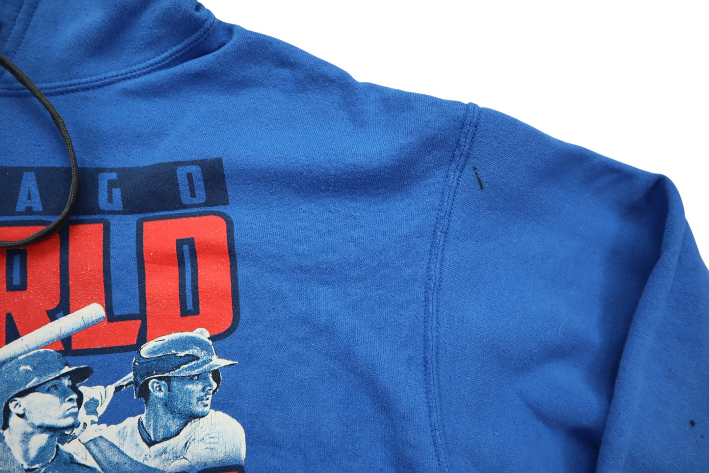 Modrá mikina s kapucí