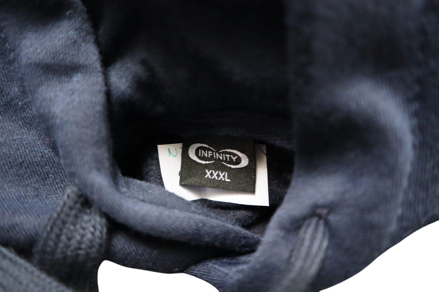 Tmavě modrá mikina s kapucí