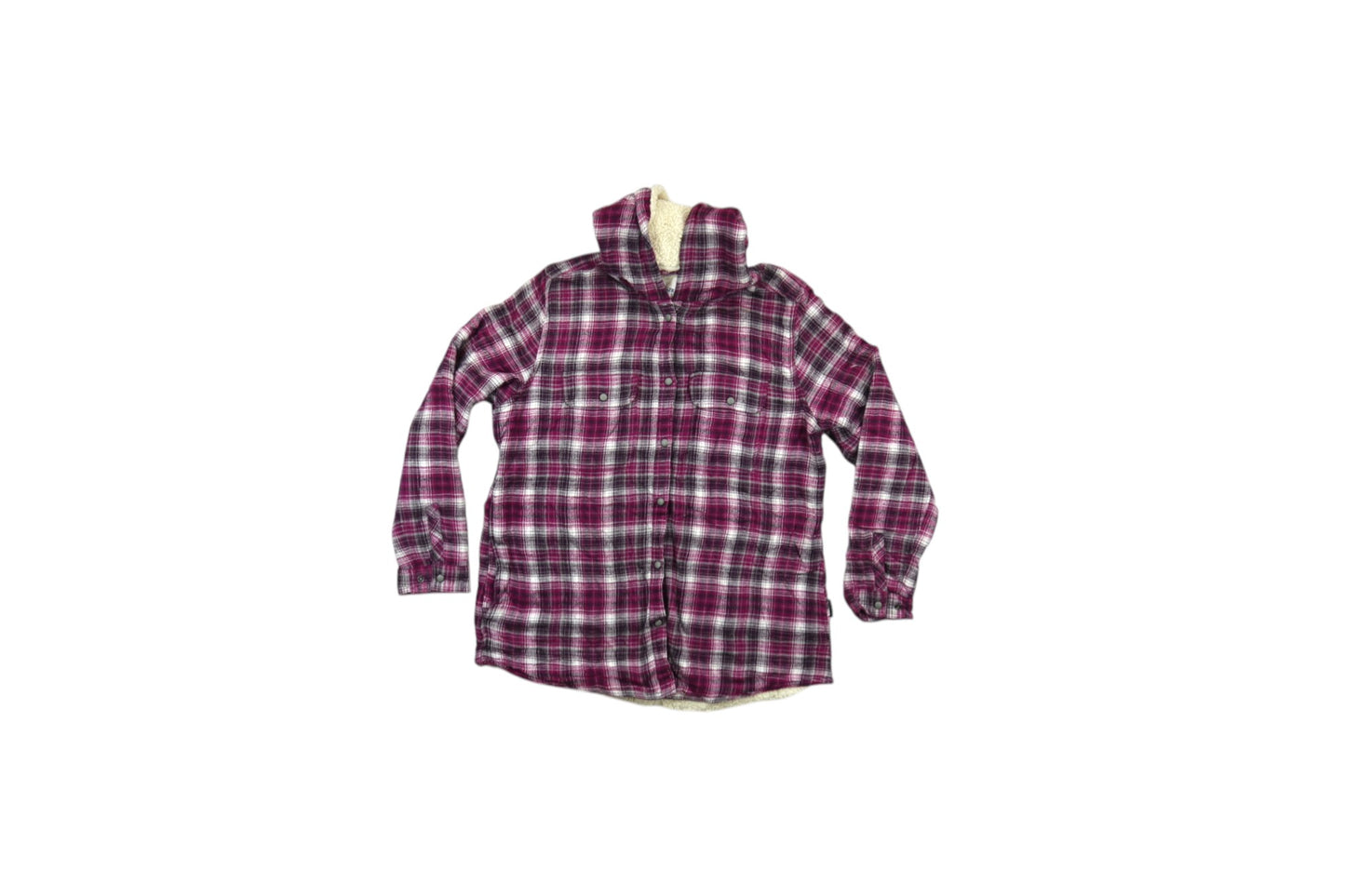 Růžová košile s kapucí