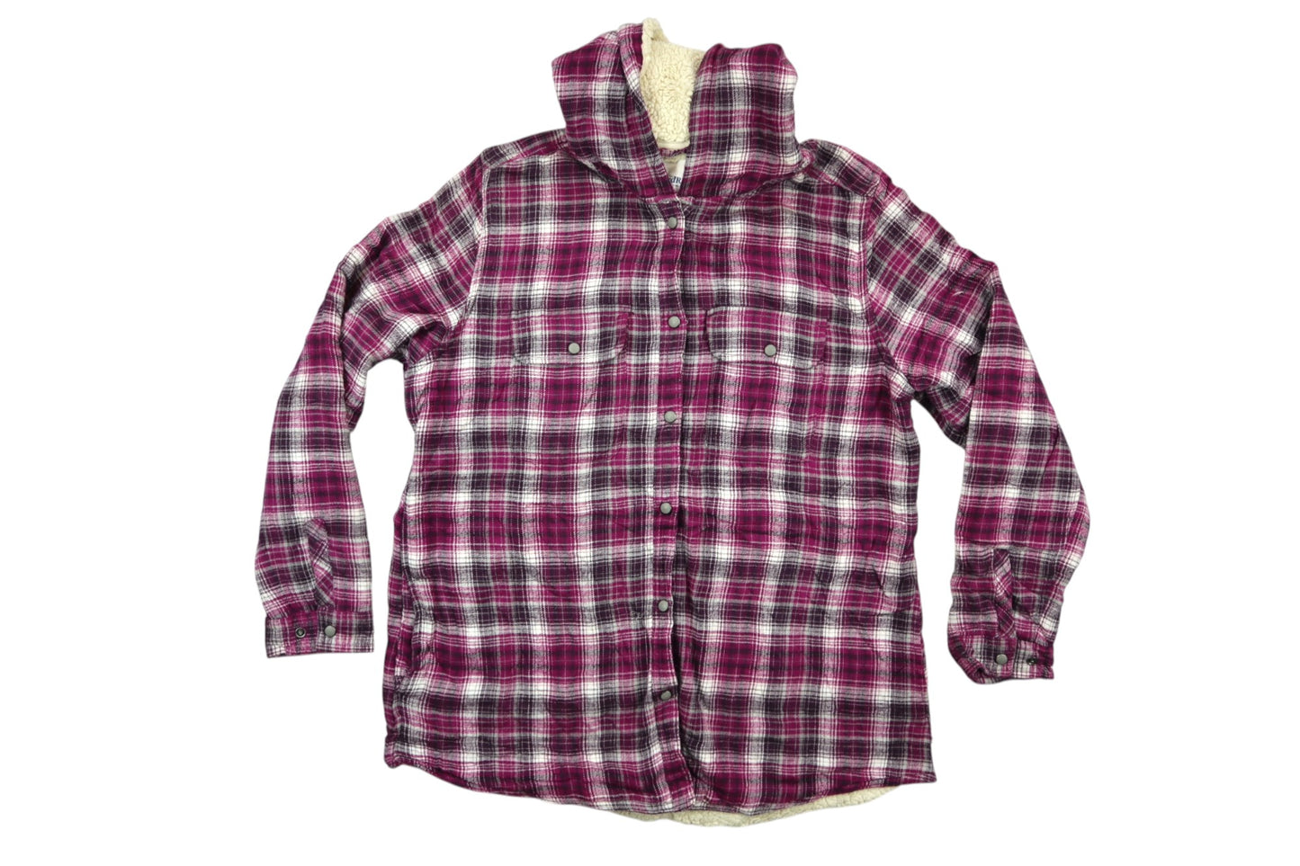 Růžová košile s kapucí