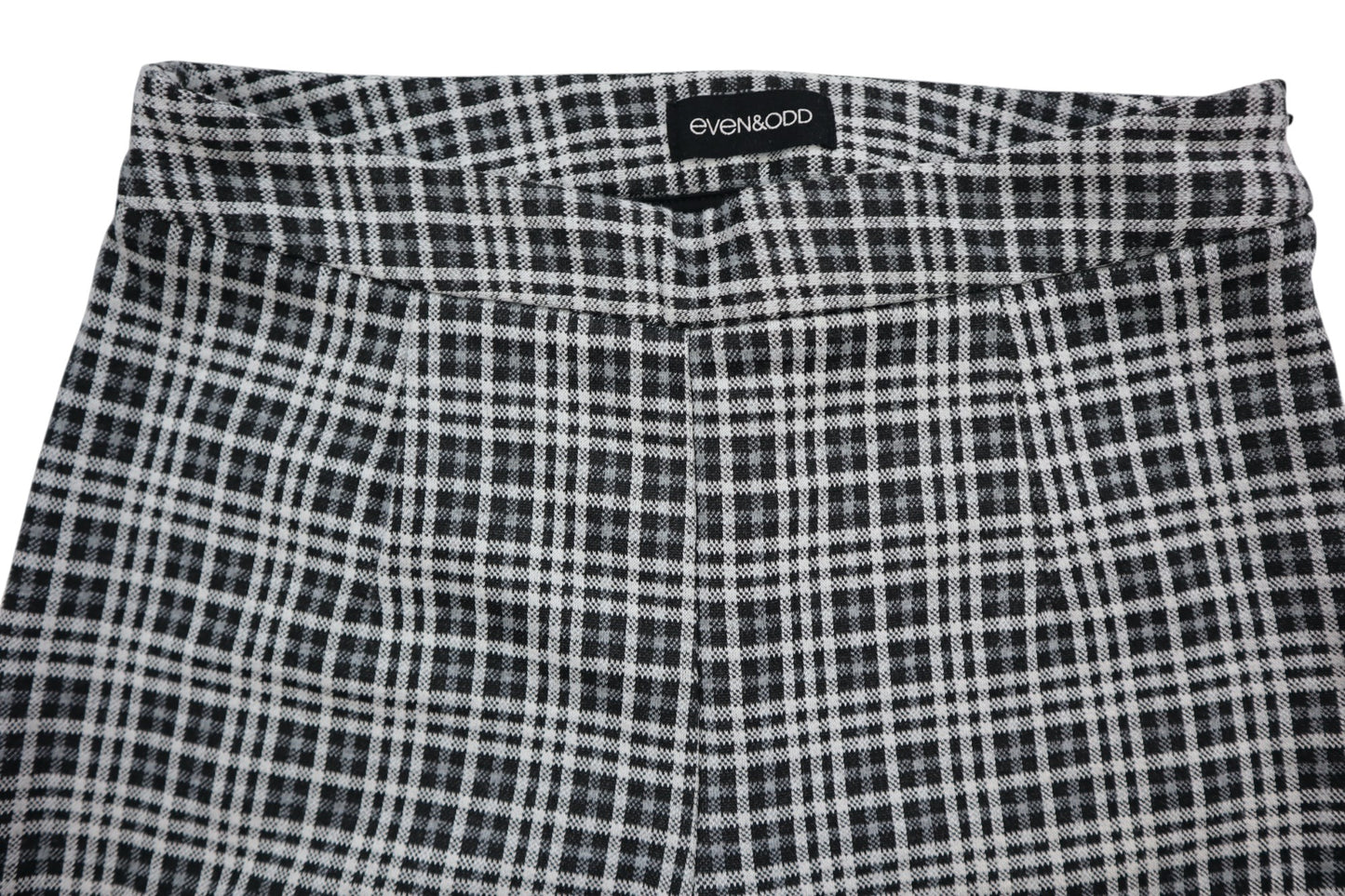 7/8 kostkované přiléhavé kalhoty