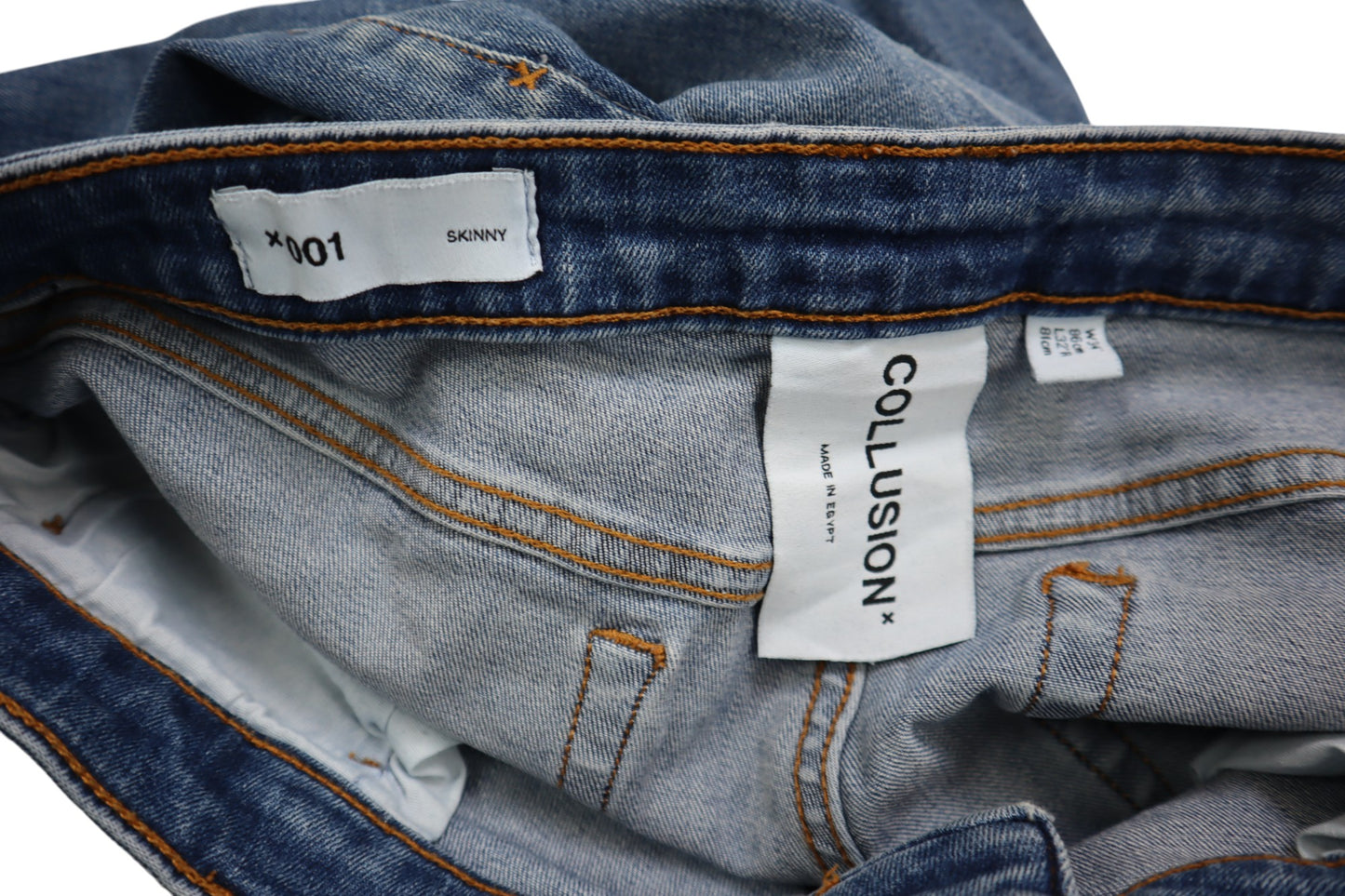 Světlé skinny džíny