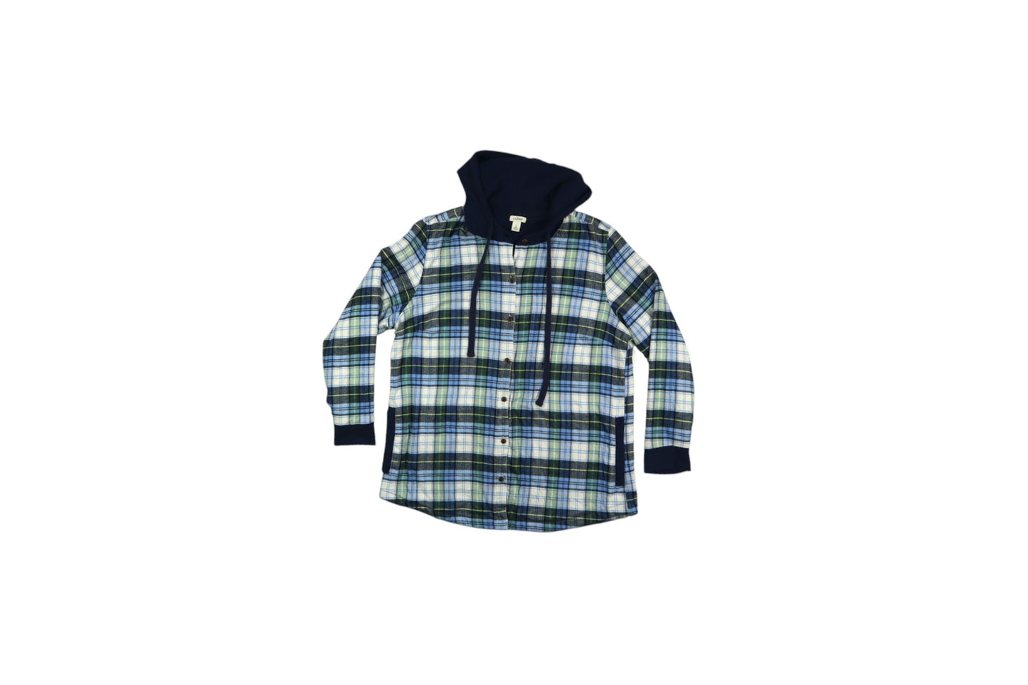 Modrá košile s kapucí