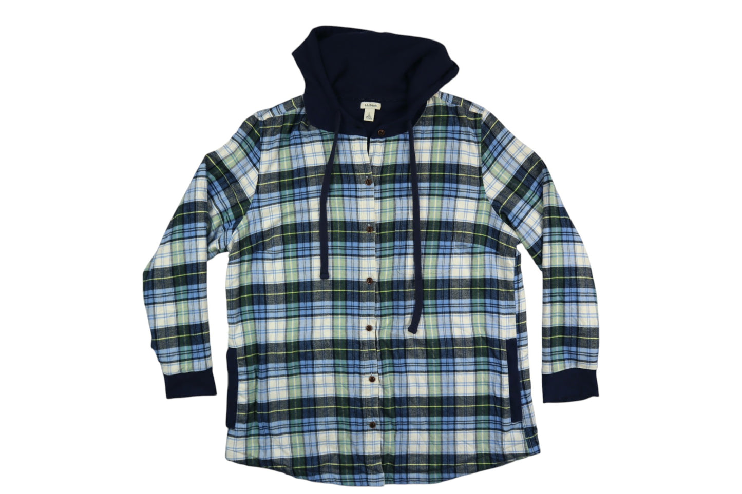 Modrá košile s kapucí