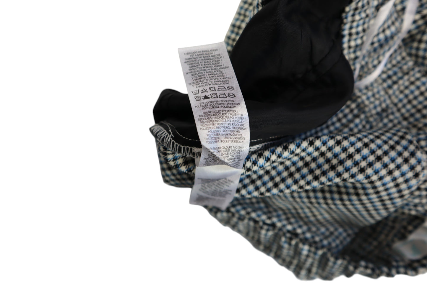 Kostkované kalhoty 7/8