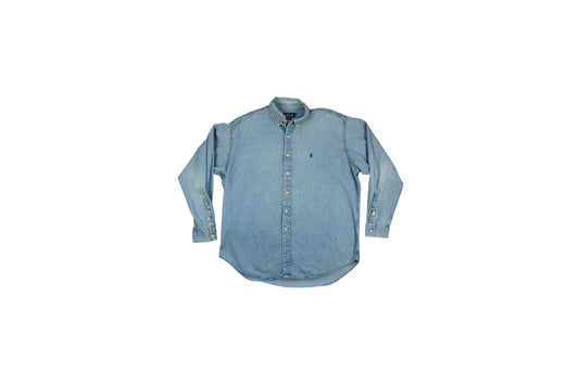 Světle džínová košile