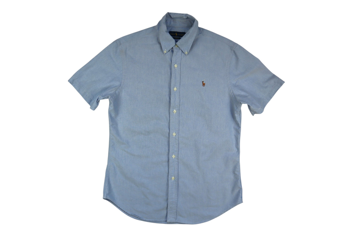 Modrá košile s krátkým rukávem