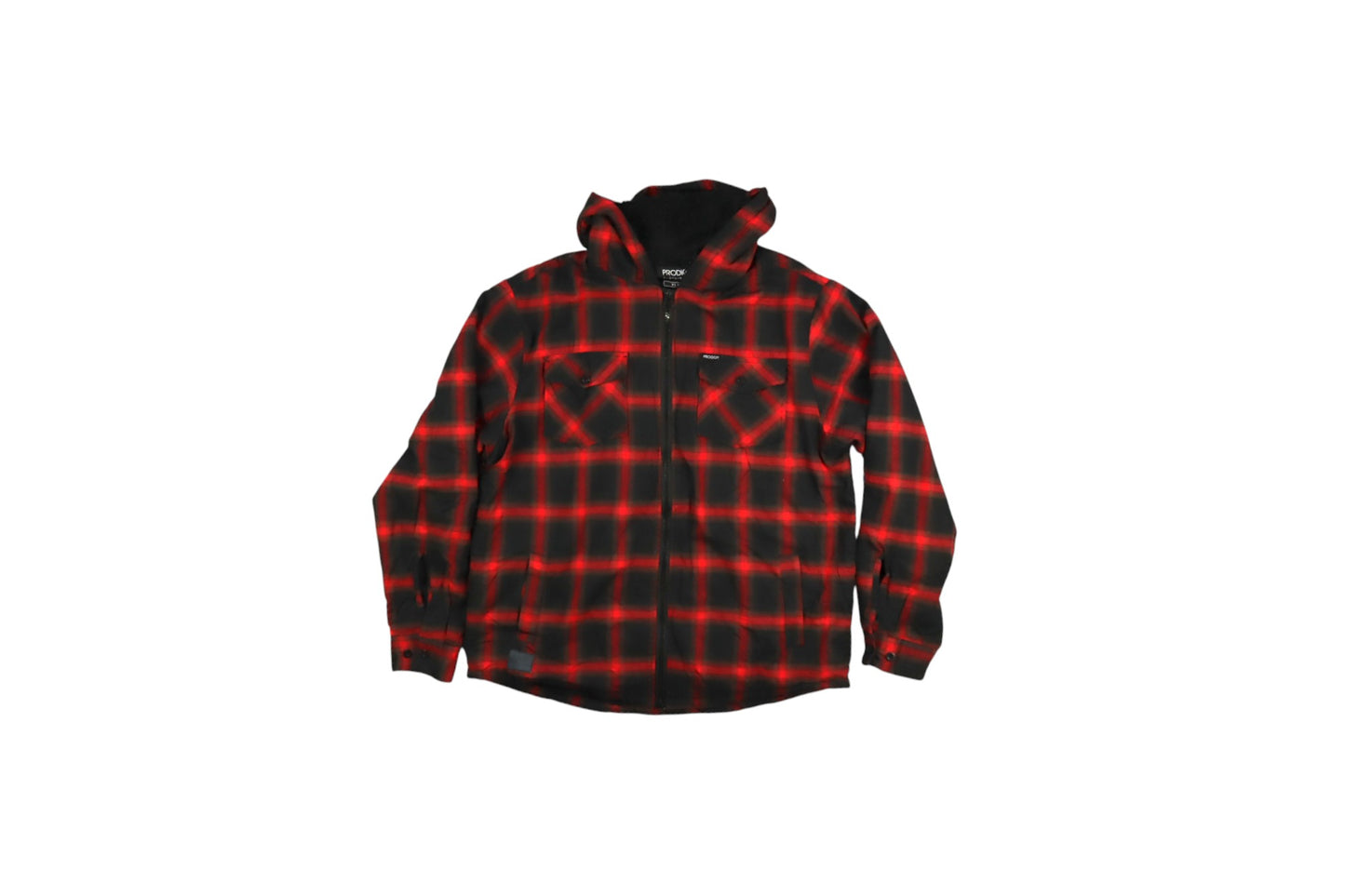 Kostkovaná košile na zip