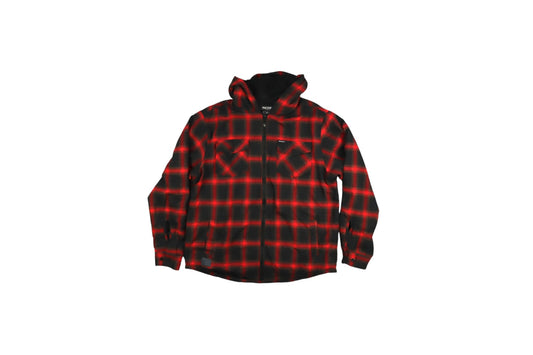 Kostkovaná košile na zip