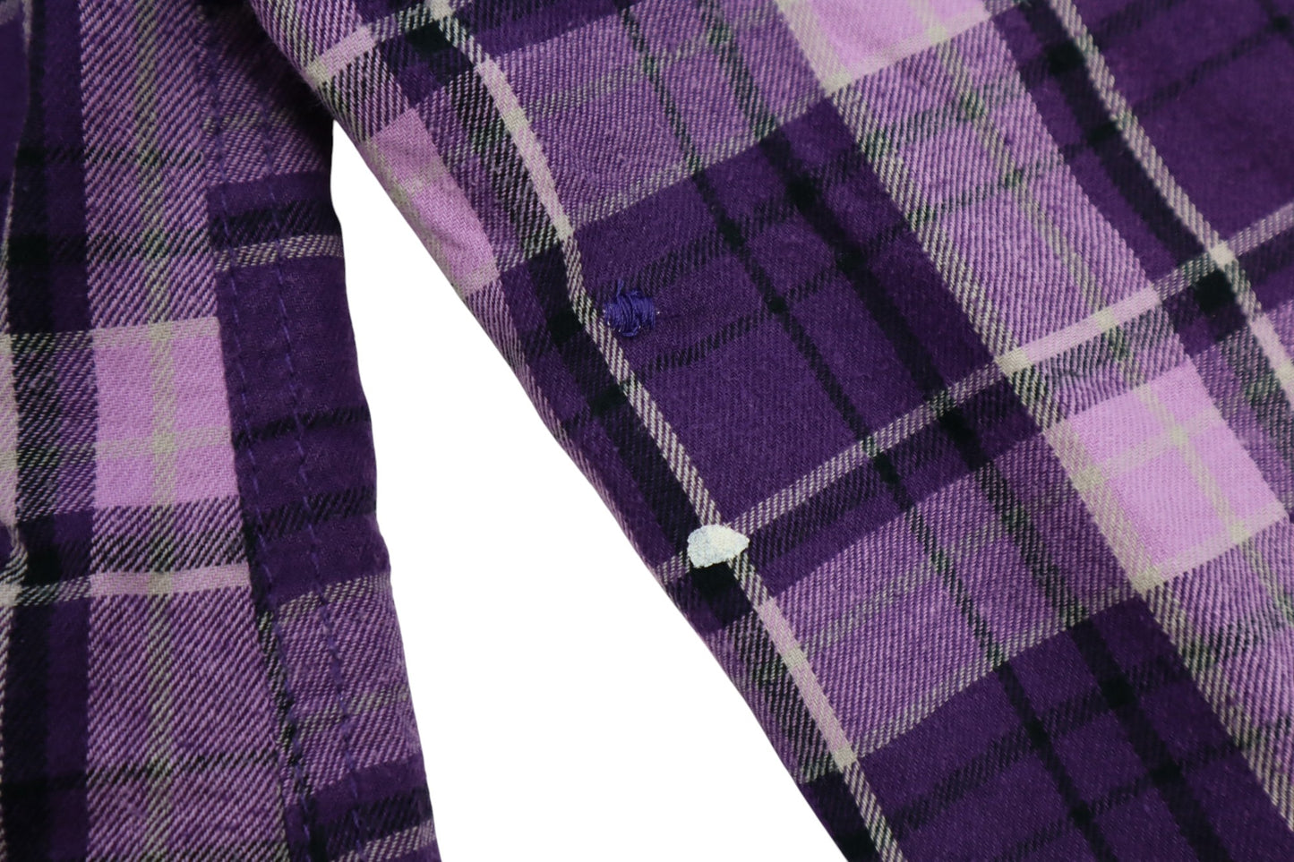 Fialová kostkovaná košile
