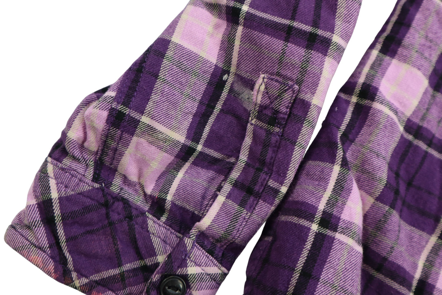 Fialová kostkovaná košile