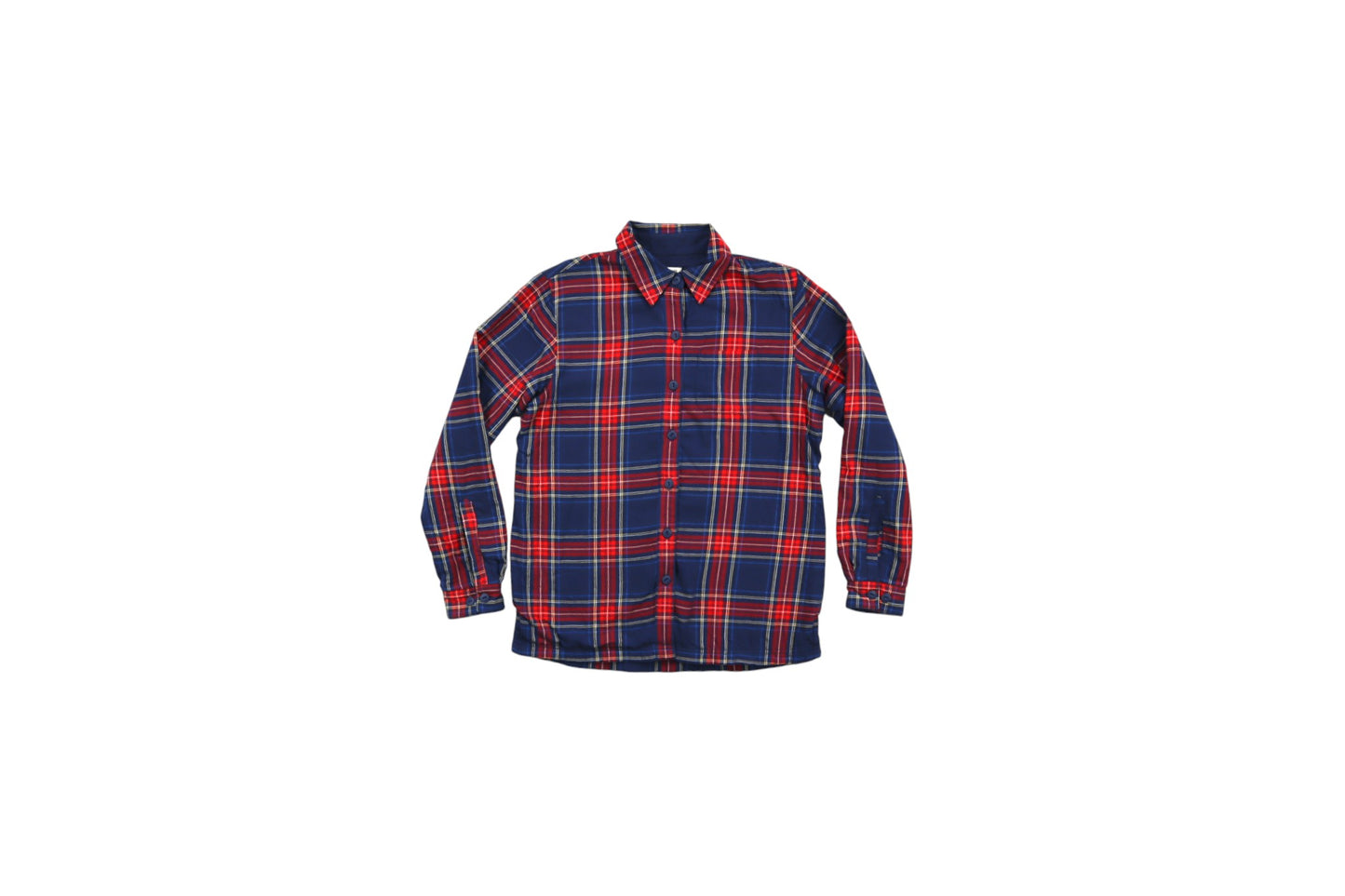 Červeno-modrá kostkovaná košile