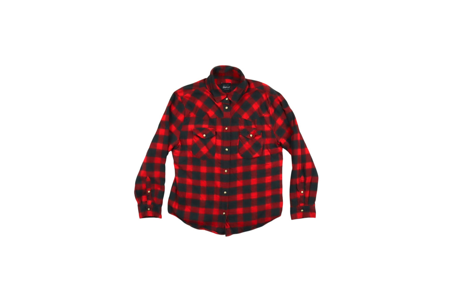 Červeno-černá kostkovaná košile