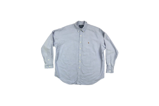 Modrá bavlněná košile