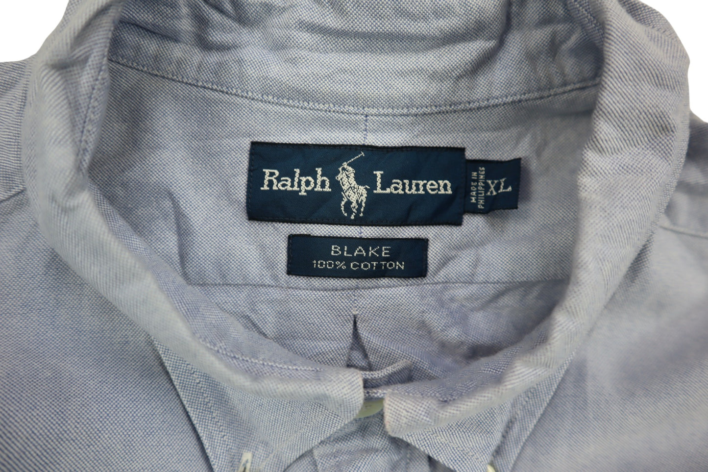 Modrá bavlněná košile