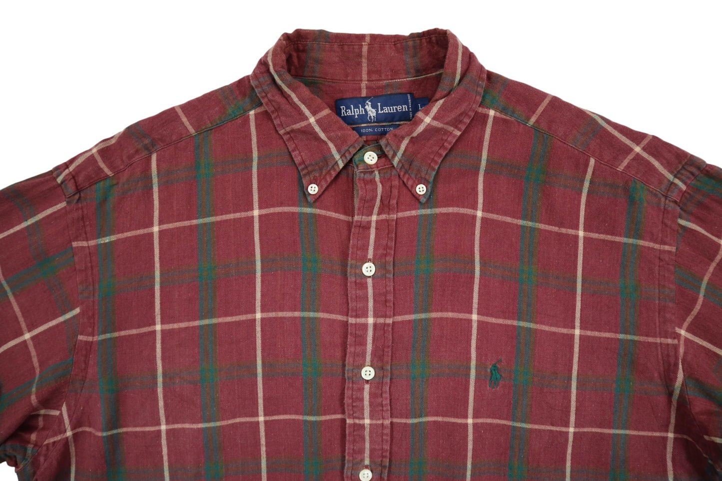 Vínová kostkovaná košile