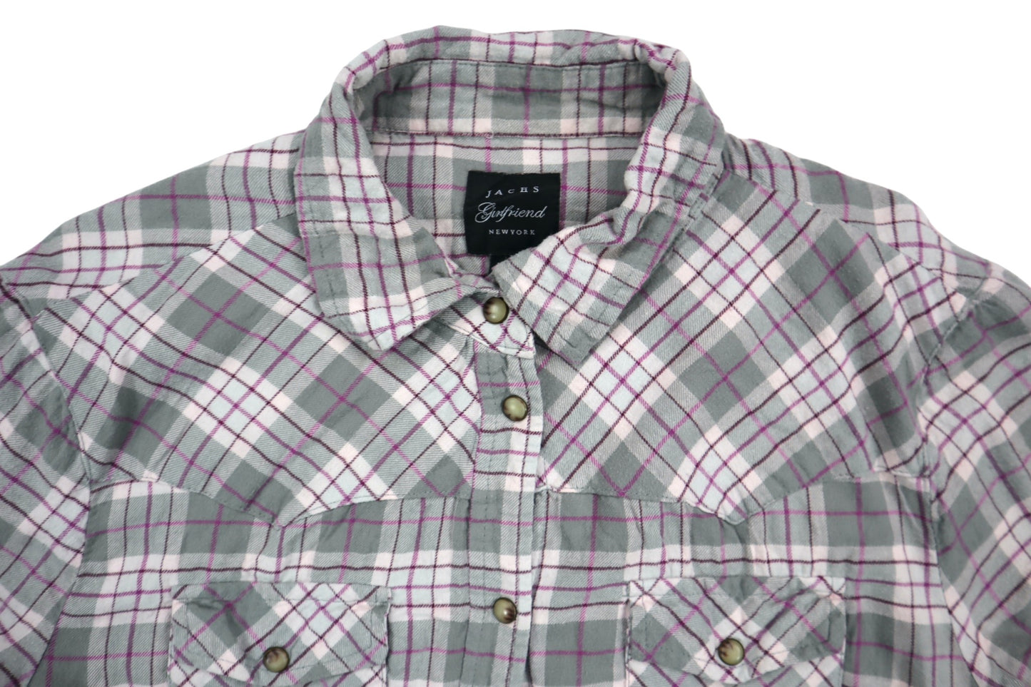 Šedo-růžová košile