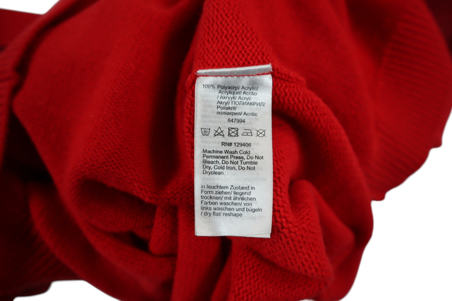 Červené svetro šaty