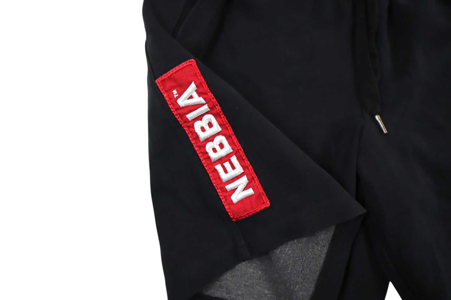 Černé teplákové kraťasy